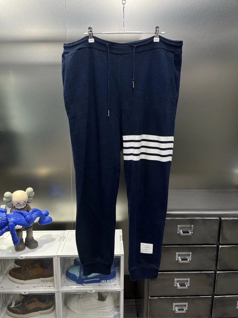 99新 THOMBROWNE TB 条纹卫裤 3码 DY7005