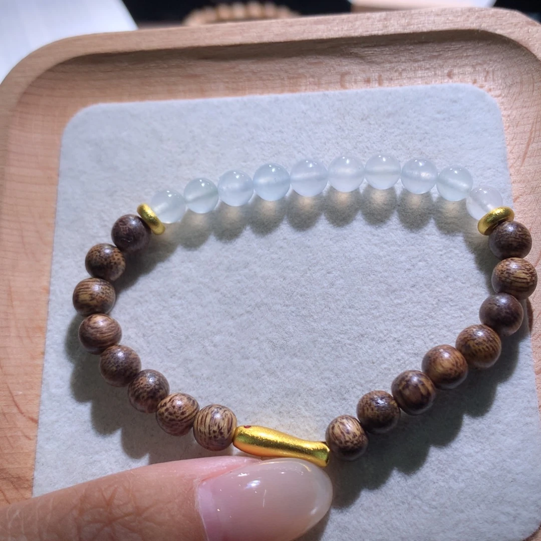 翡翠散珠特价白月光半圈卡5-6