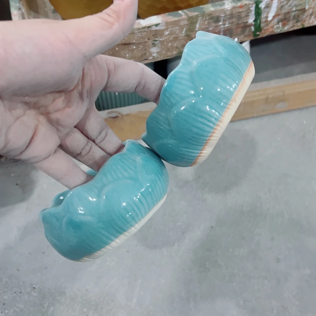 有孔陶瓷花盆，满10米包邮发货