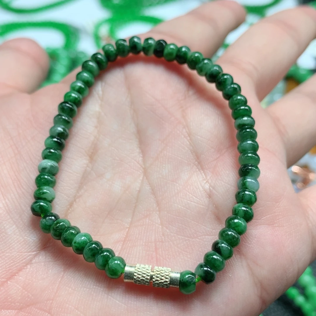 未镶嵌手链翡翠翡翠