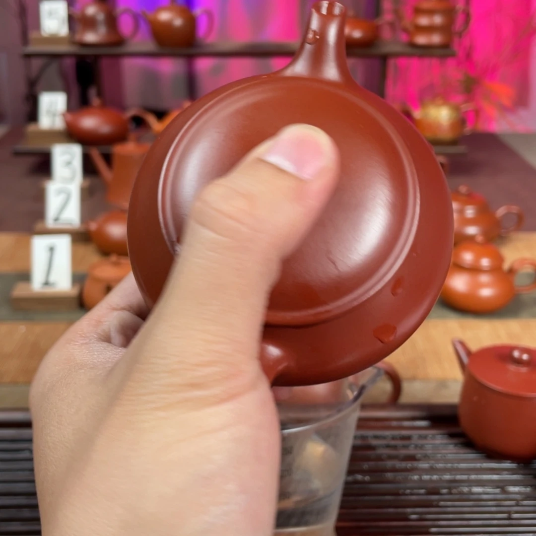 朱***瑞紫砂茶壶精工明炉120cc