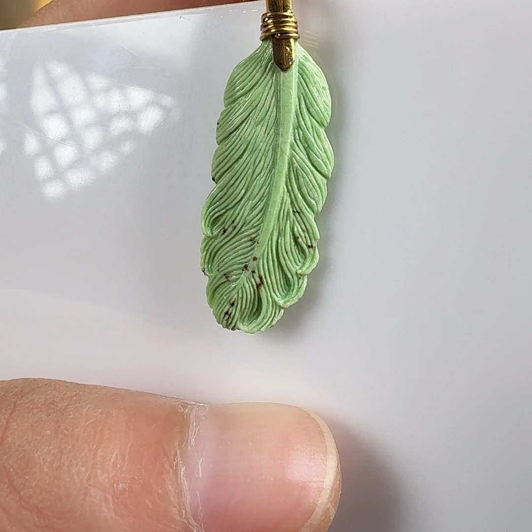 绿松石18K金镶嵌珠宝奇石