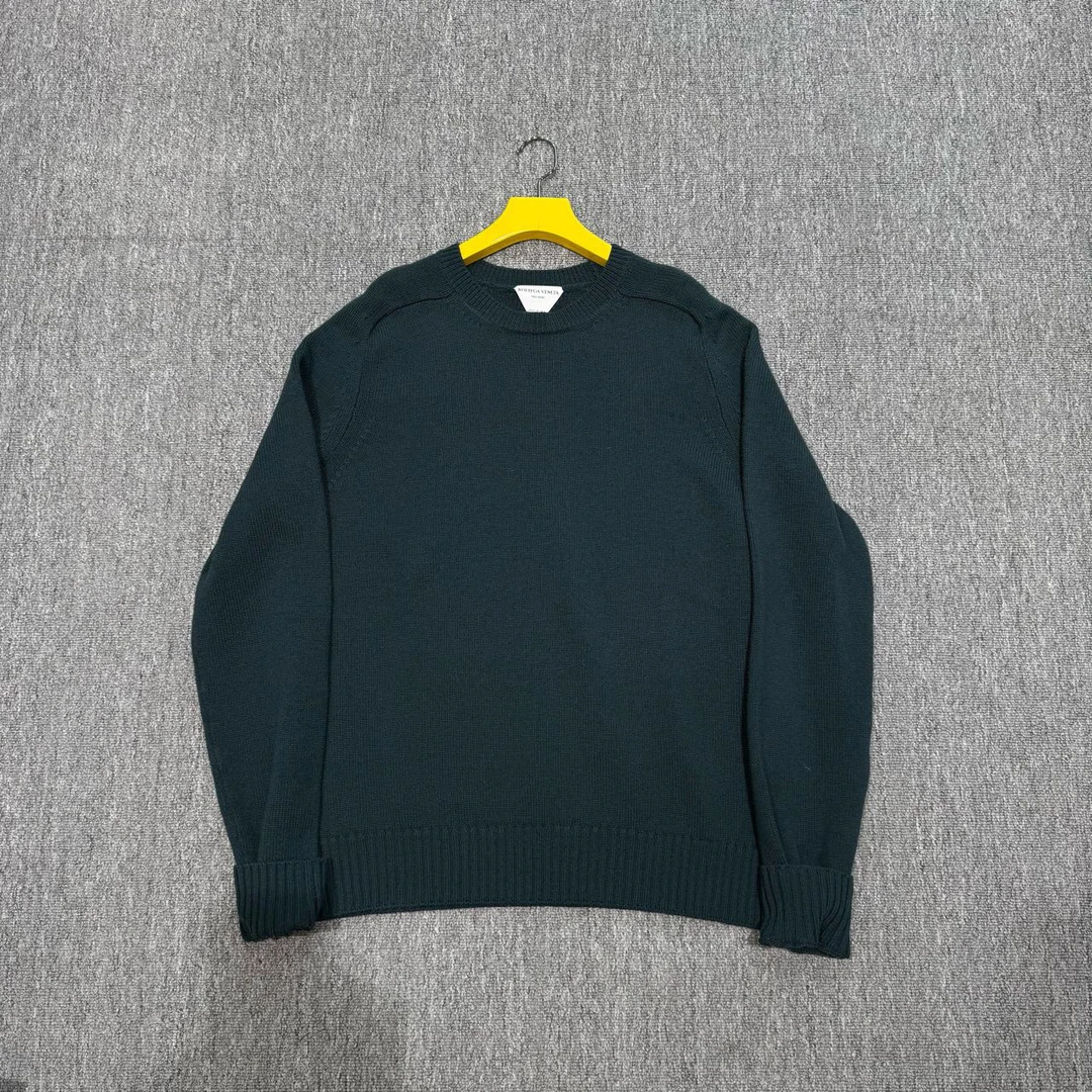 全新未使用 BOTTEGA VENETA/葆蝶家 圆领羊毛针织毛衣/L码