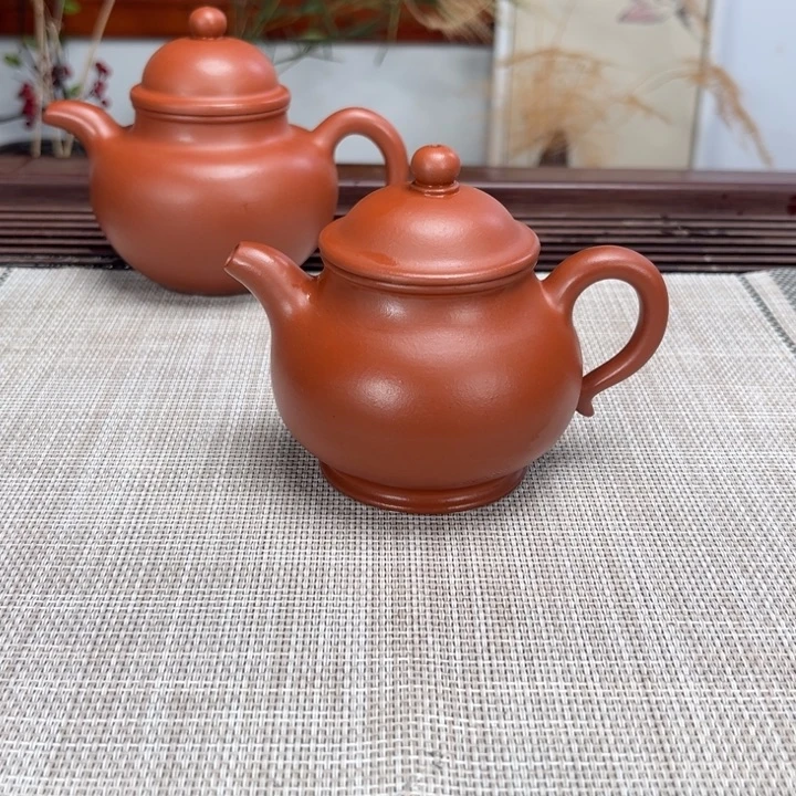茶壶紫砂潘壶小红泥180c
