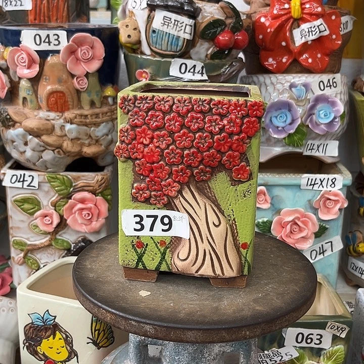 花盆紫砂粗陶材质多肉花盆下播福利