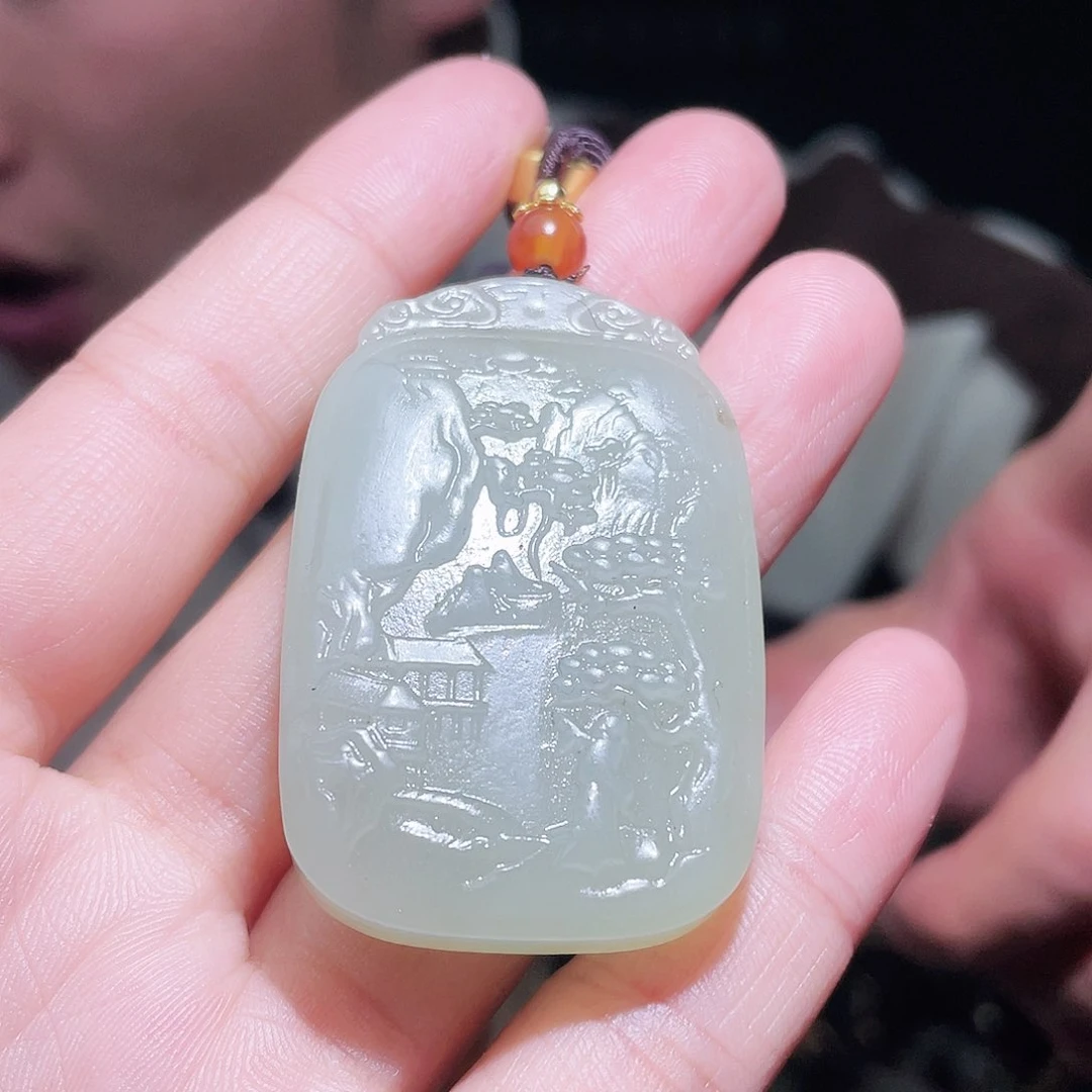 和田玉颈饰未镶嵌