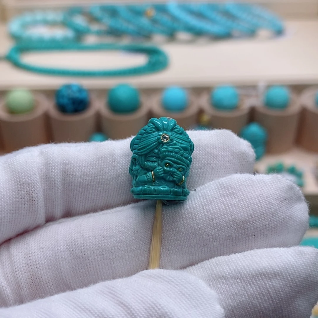 绿松石珠宝奇石未镶嵌