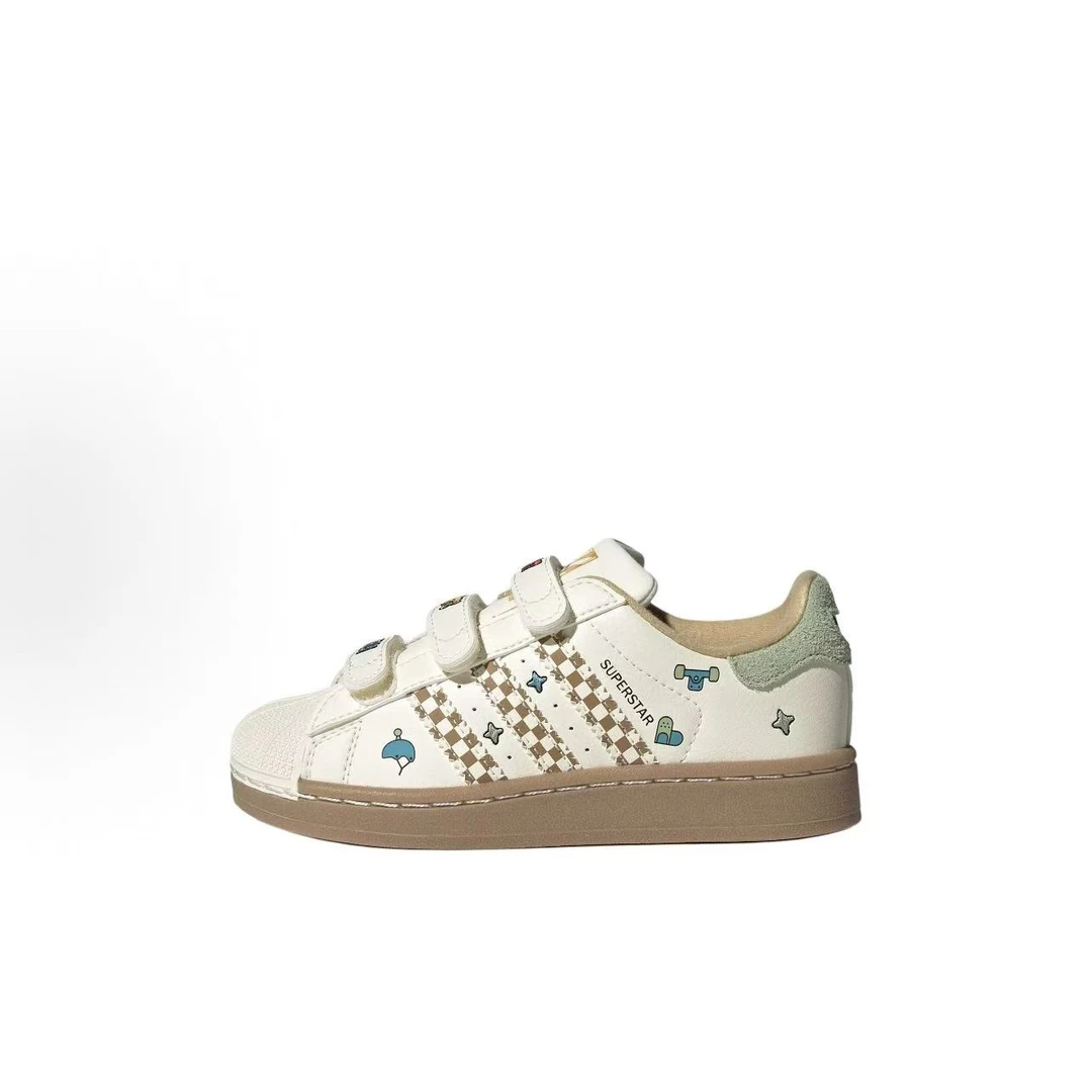adidas/阿迪达斯小童 Superstar 2 CFC经典贝壳头低帮板鞋 JS2470