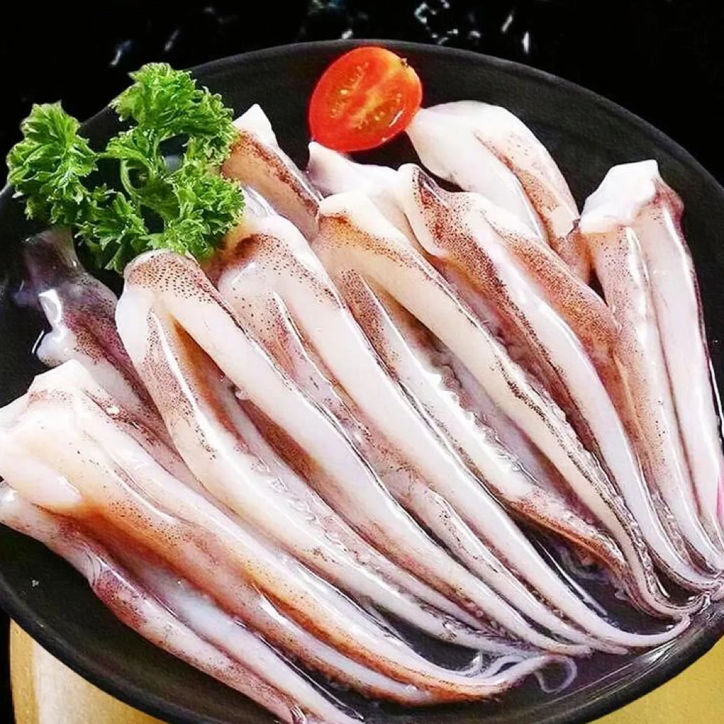 批发新鲜鱿鱼须发货8包500g/包速冻鱿鱼脆口火锅海鲜批发生鲜烧烤