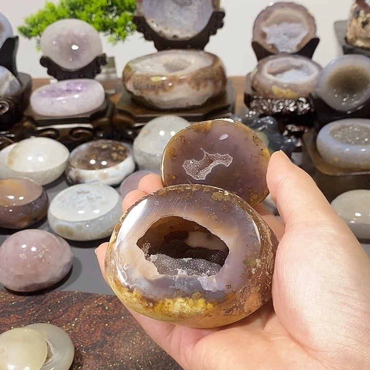 水晶摆件未镶嵌聚宝盆