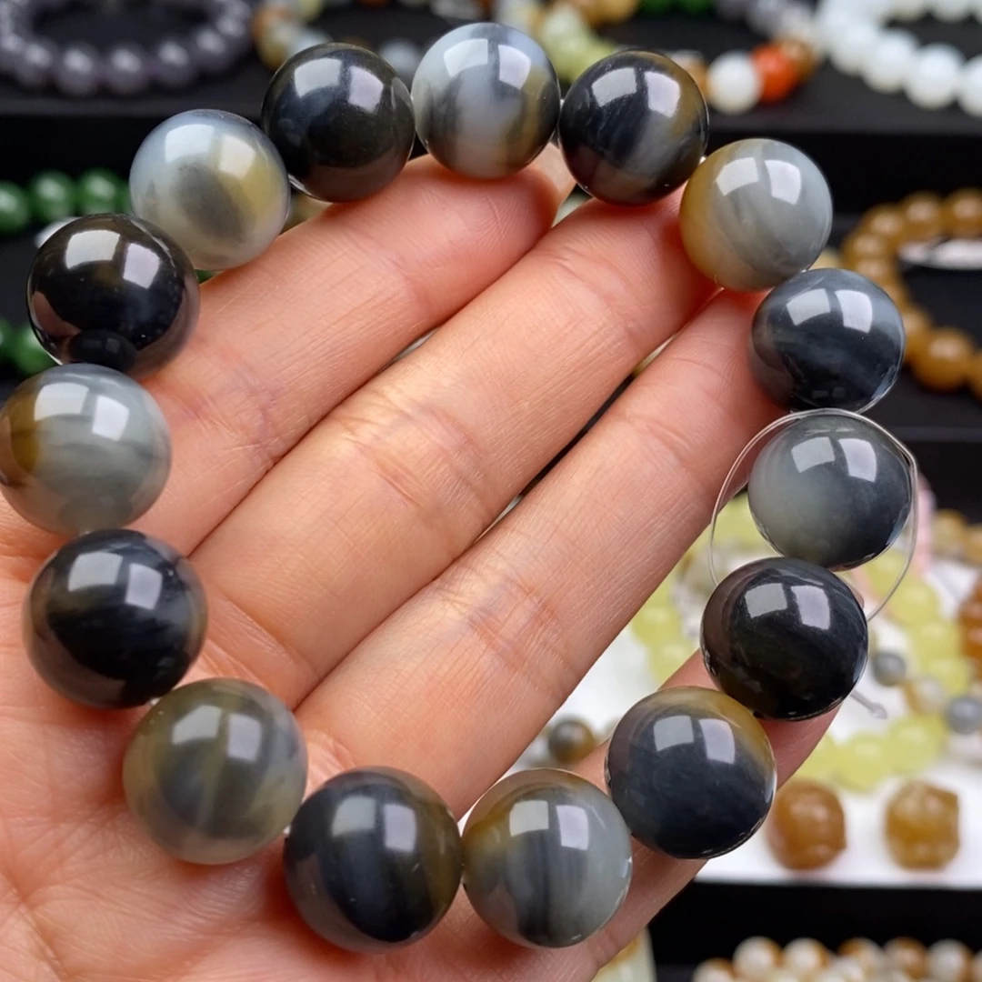 心***币和田玉未镶嵌手串