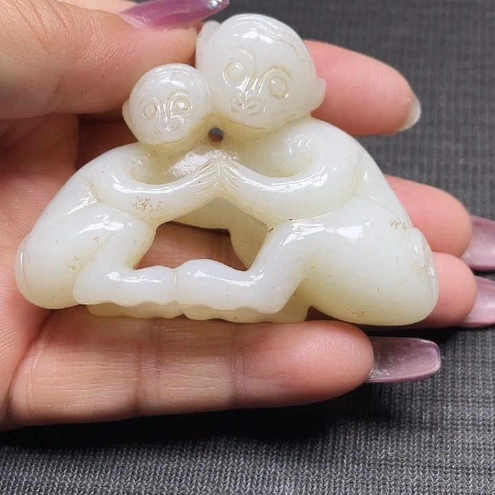 一***者和田玉（白玉）未镶嵌摆件