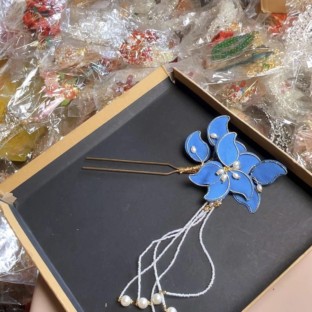 混合材质新娘头饰不退换默认微瑕