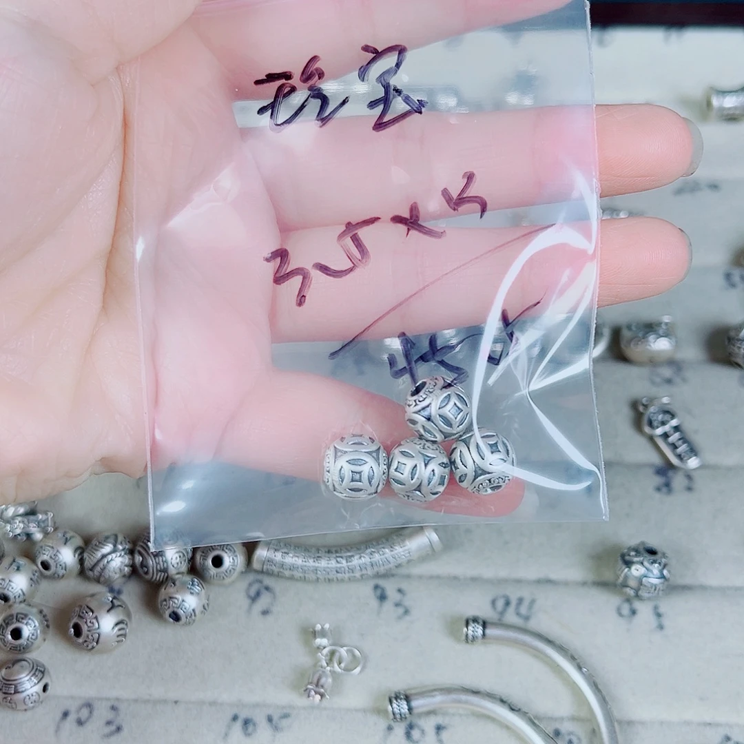 珐琅足银足银配件