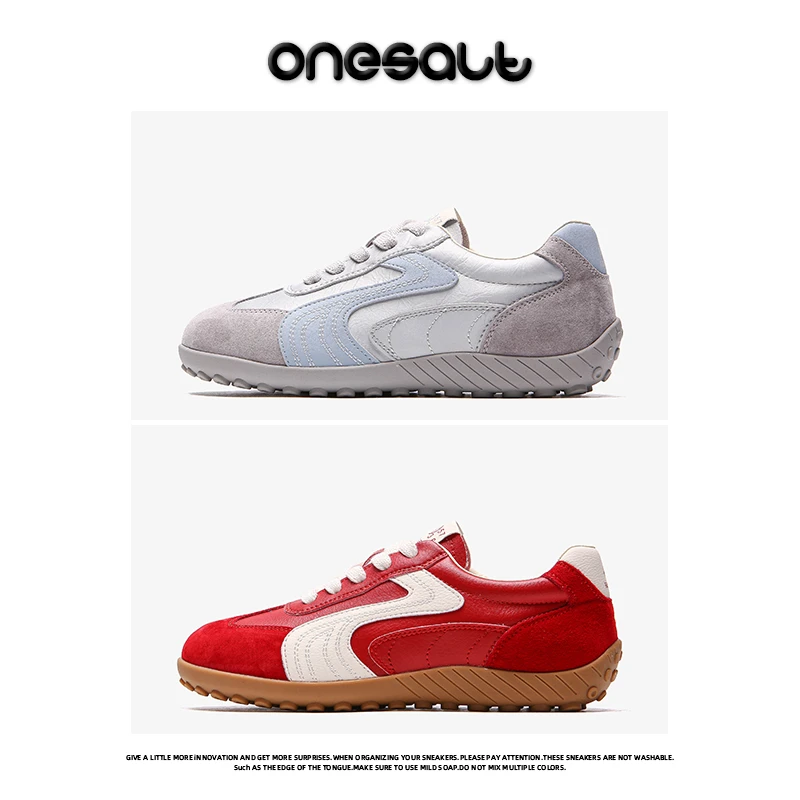 Onesalt小众德训鞋女夏季新款百搭舒适软底防滑运动休闲鞋潮
