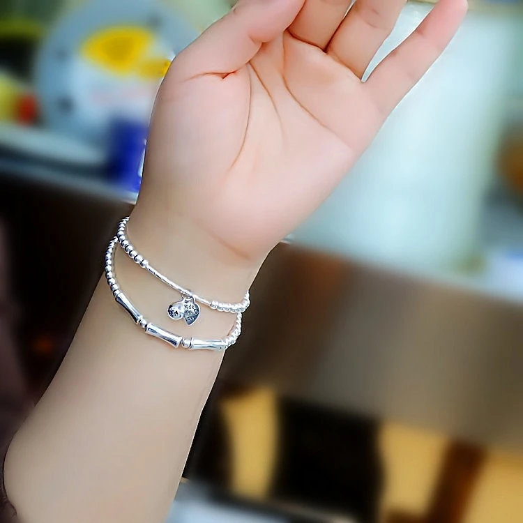 合金手链 民族风手工女款气质合金多层复古手链女生个性简约