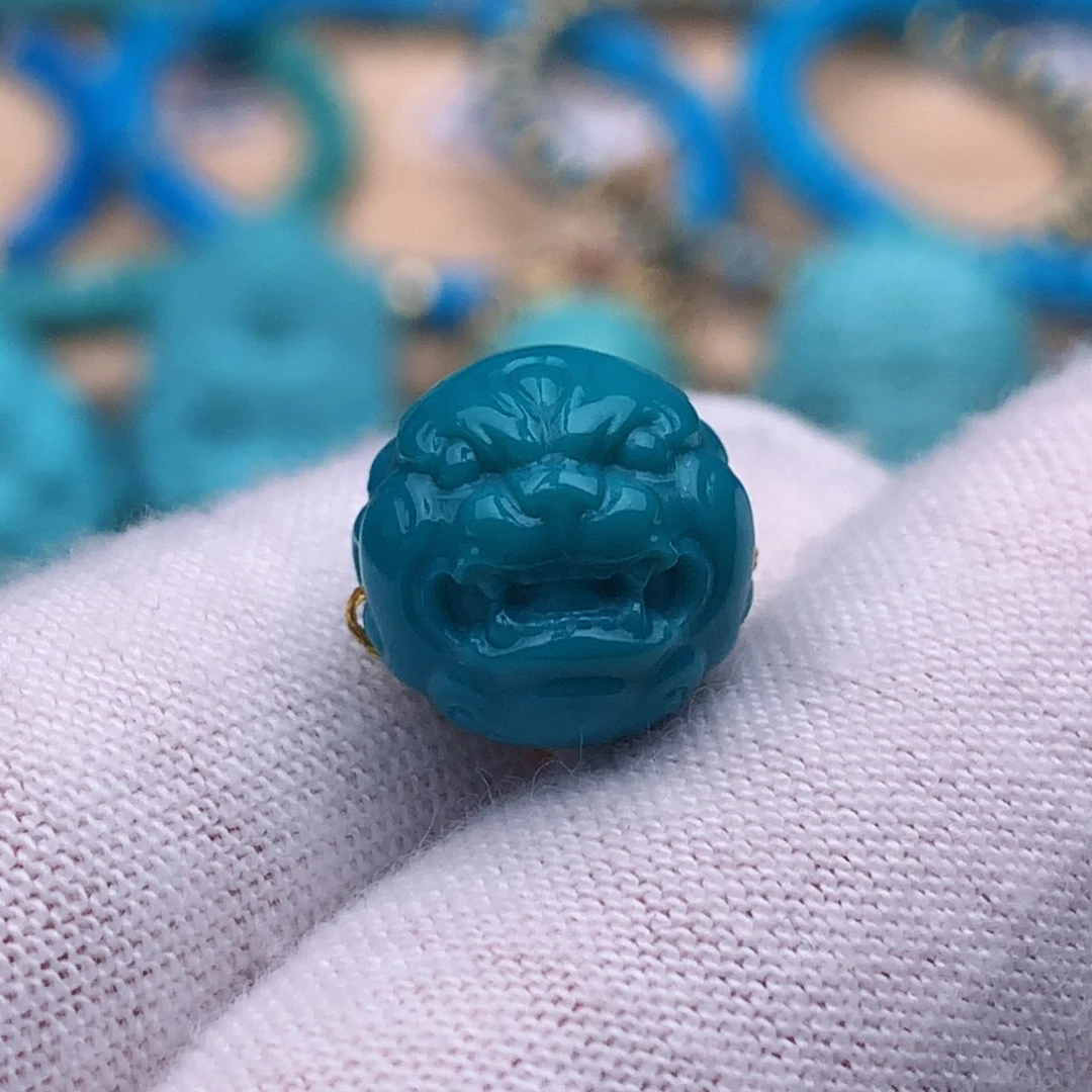 绿松石未镶嵌珠宝奇石12mm