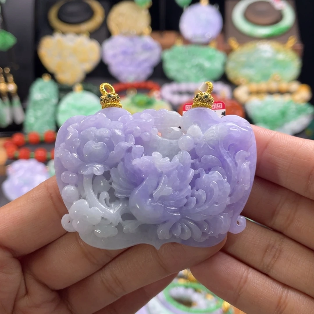 翡翠未镶嵌颈饰代编织