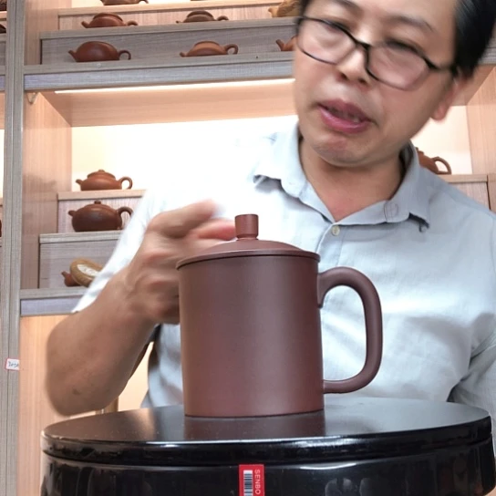 茶杯紫泥微瑕容量400