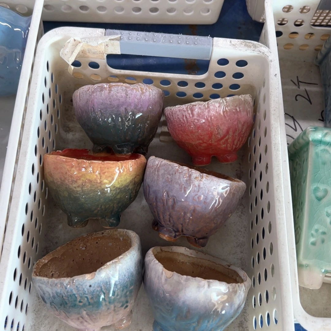 陶瓷多肉小花盆@@3