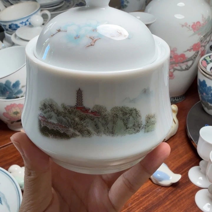 醴陵釉下高温罐子06瓷器