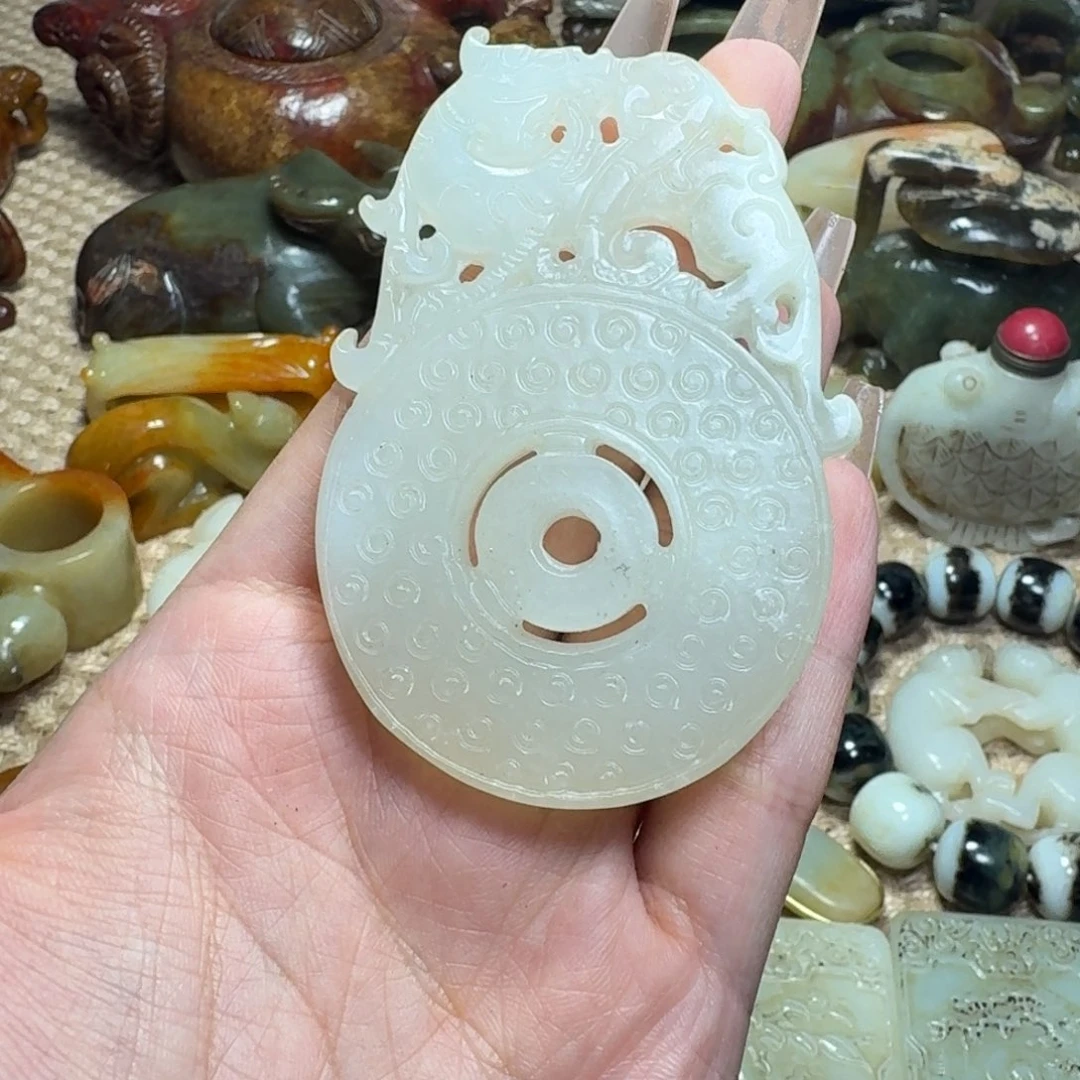 白玉菩提吊坠挂件