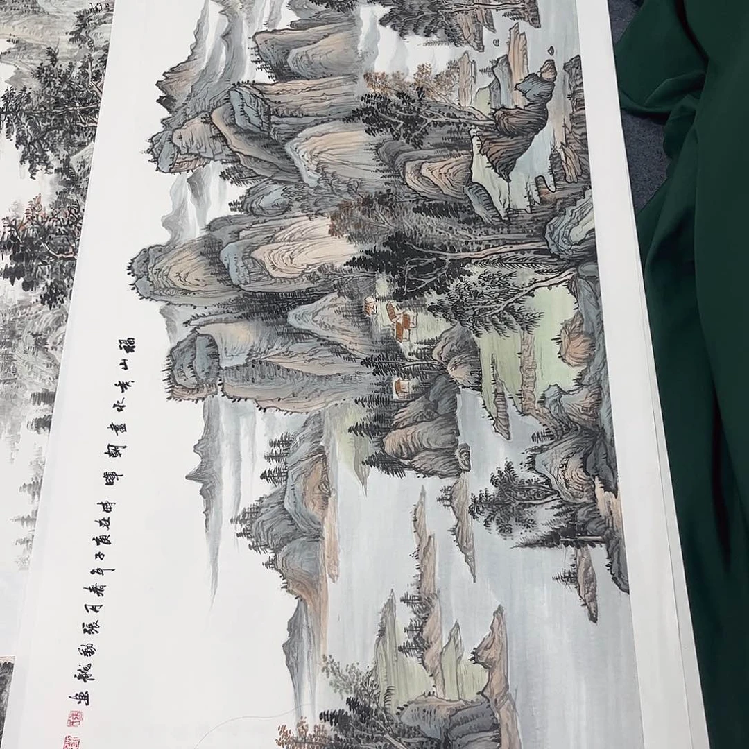 国画纯手绘宣纸国画作品