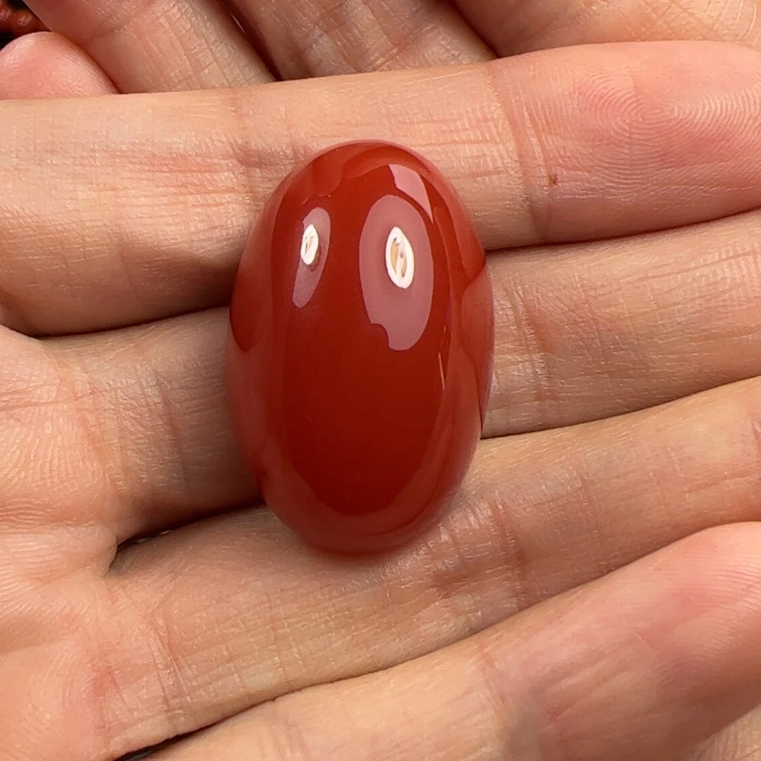 未镶嵌蛋面南红玛瑙