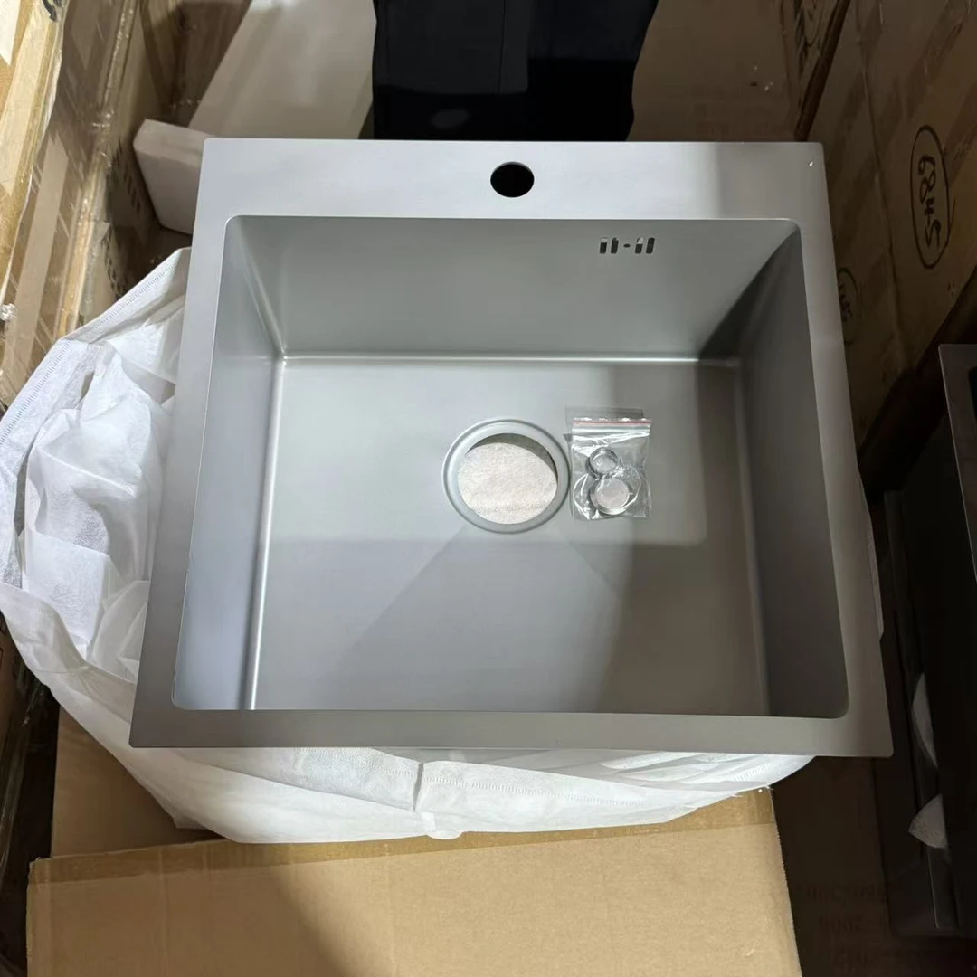 J003GR#单盆水槽50*50CM库存尾货（新三楼）