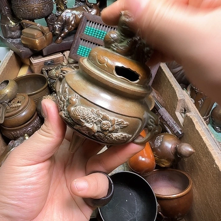 铜器办公室茶室摆件