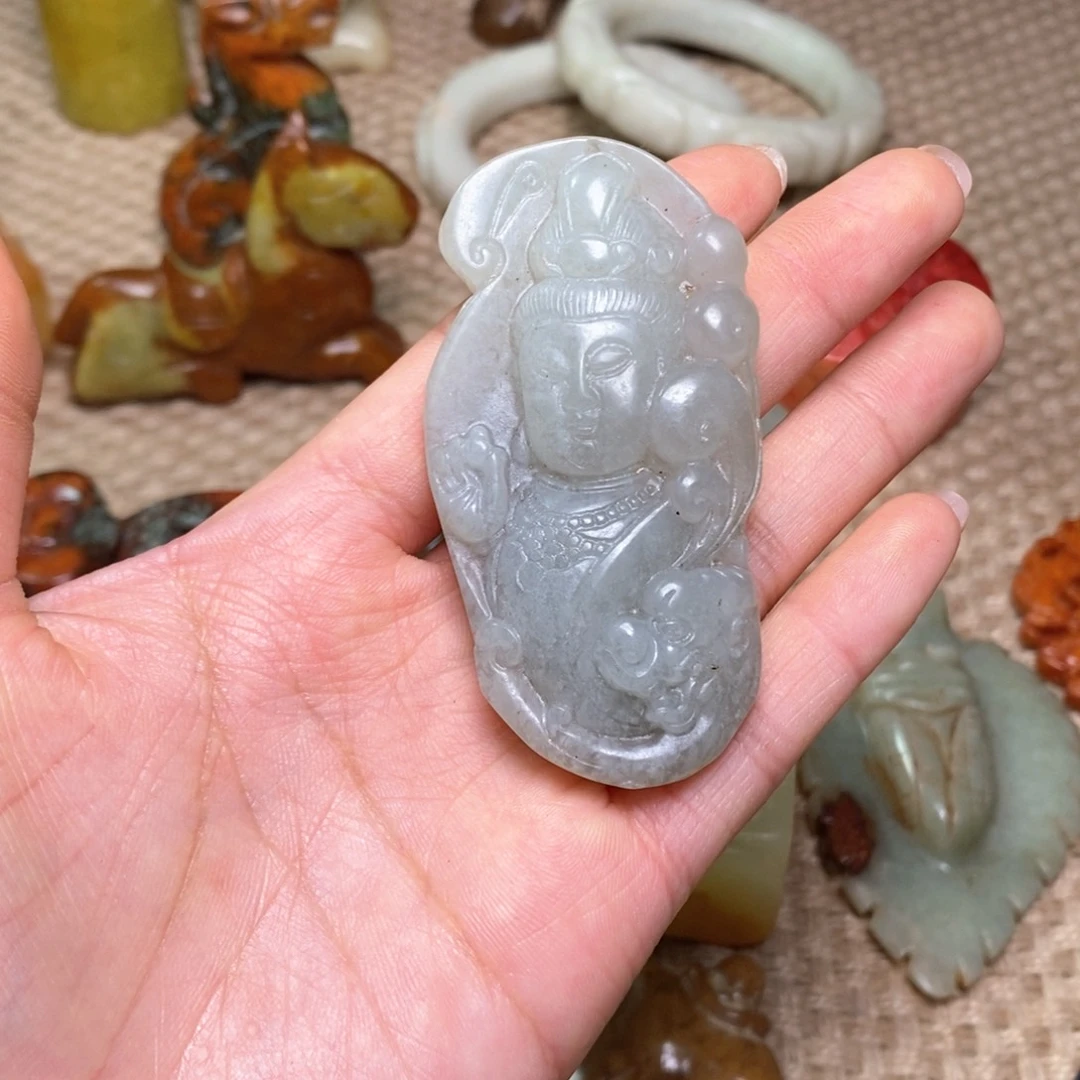 白玉菩提吊坠白玉菩提白玉菩提摆件