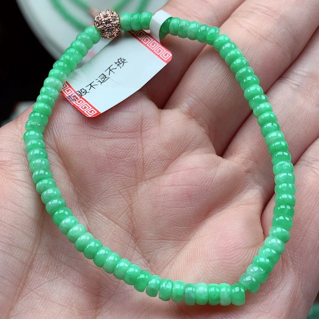 翡翠未镶嵌项链翡翠