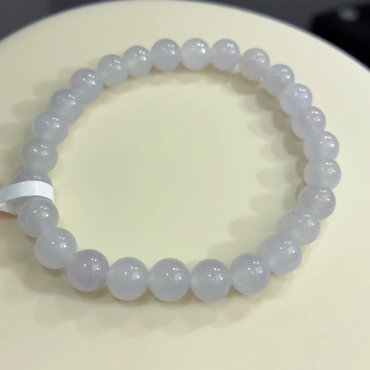 未镶嵌手链翡翠冰胶浅紫卡7
