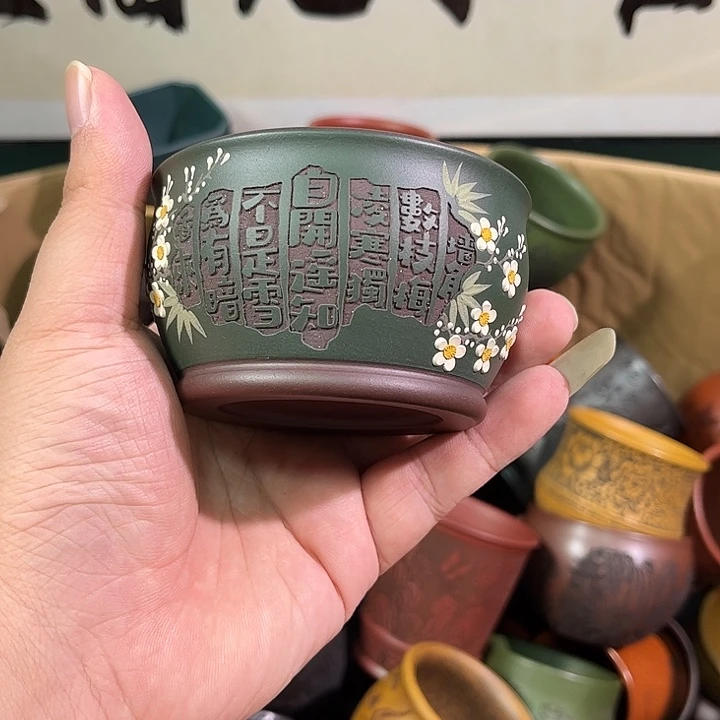 茶杯紫砂全手工紫砂主人杯