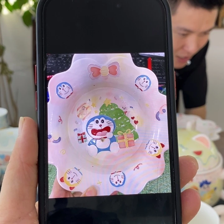 ^****瓷片景德镇釉下彩手绘