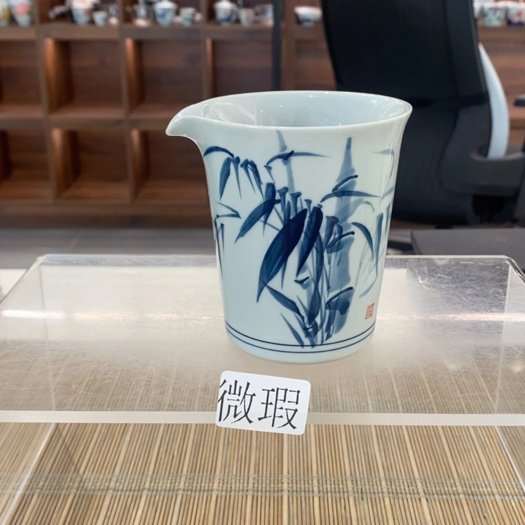 釉下彩老陶泥手工绘制