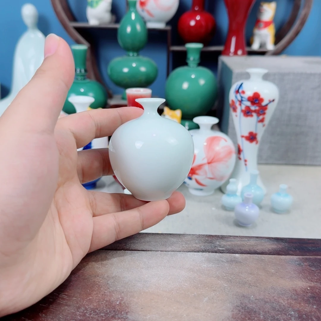 陶瓷手工小花器摆件