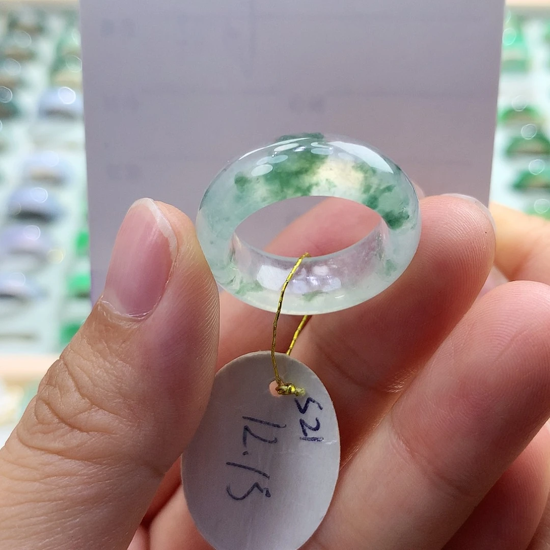 翡翠戒指未镶嵌1213圈