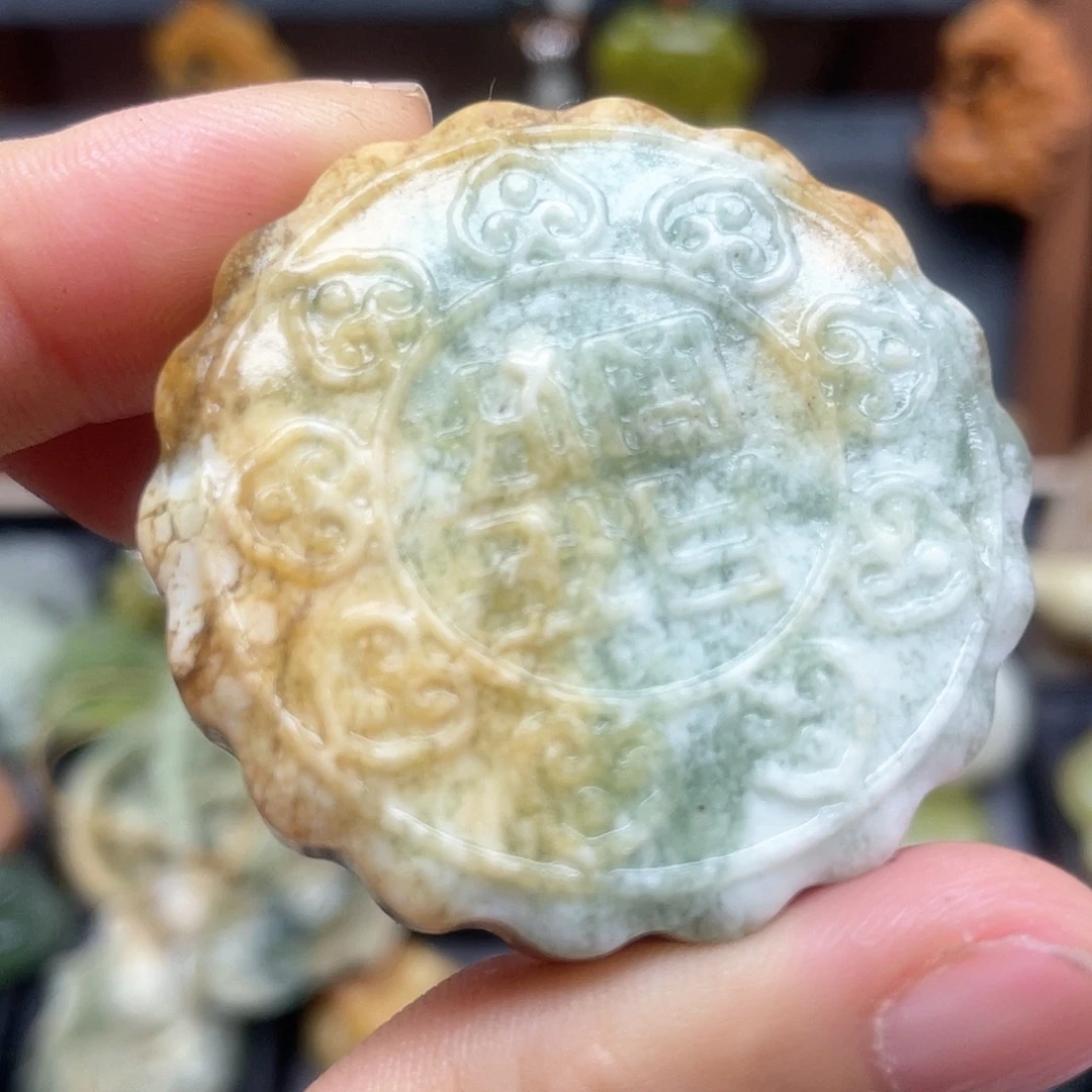 未镶嵌蛇纹石玉项链