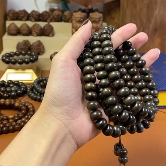 老山檀香阴沉9-12算盘珠108颗