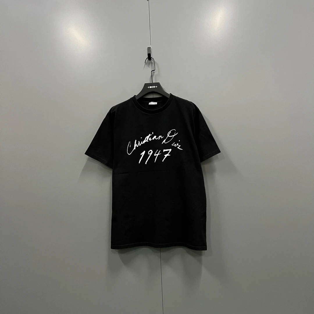 99新 DIOR/迪奥 (ll) 草写logo字母短袖 XXL码/103023