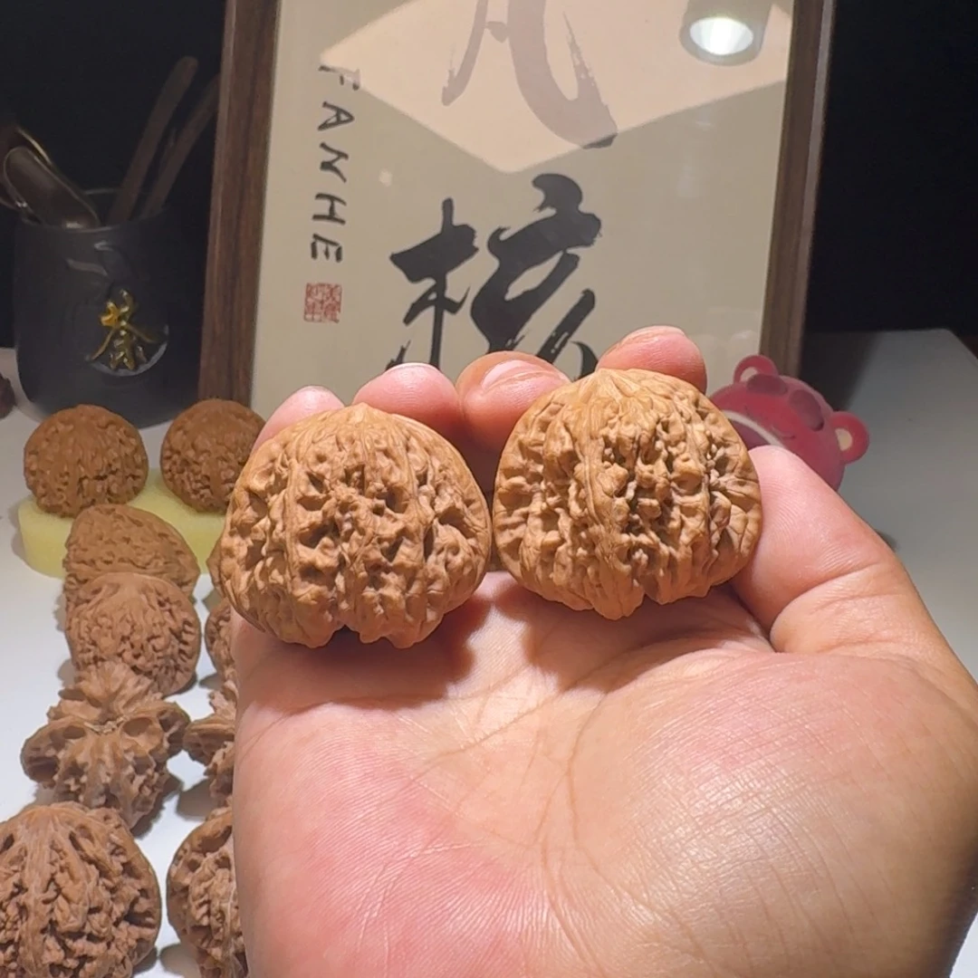 吊坠文玩核桃40尺寸平谷凹底