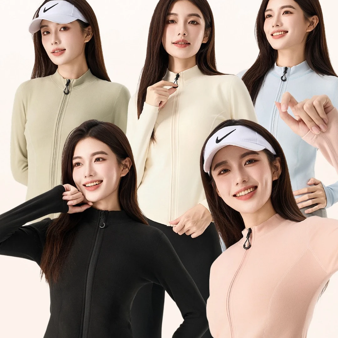 女士羊绒蚕丝蛋白s曲线立线立领外套温感升级塑形显瘦