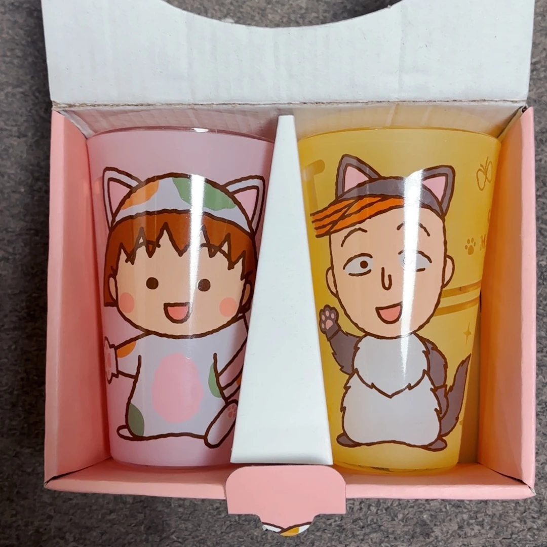 白瓷樱桃小丸子情侣对杯