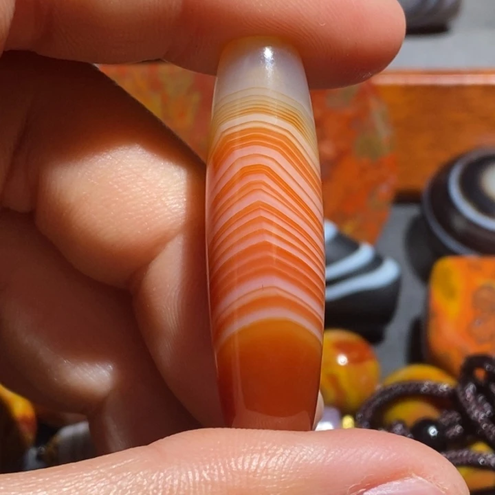 玛瑙/玉髓钛钢颈饰