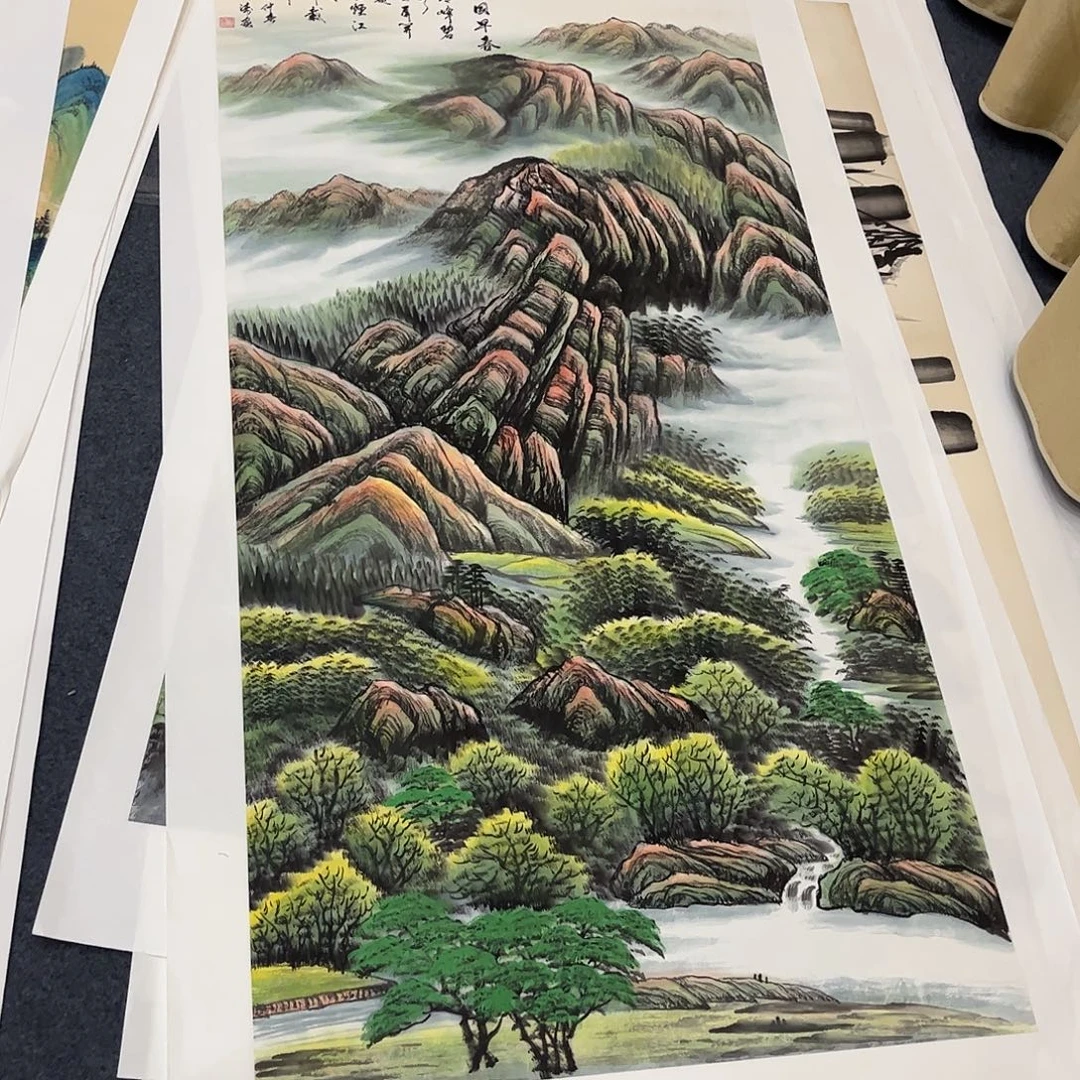 国画D国画作品单幅任发