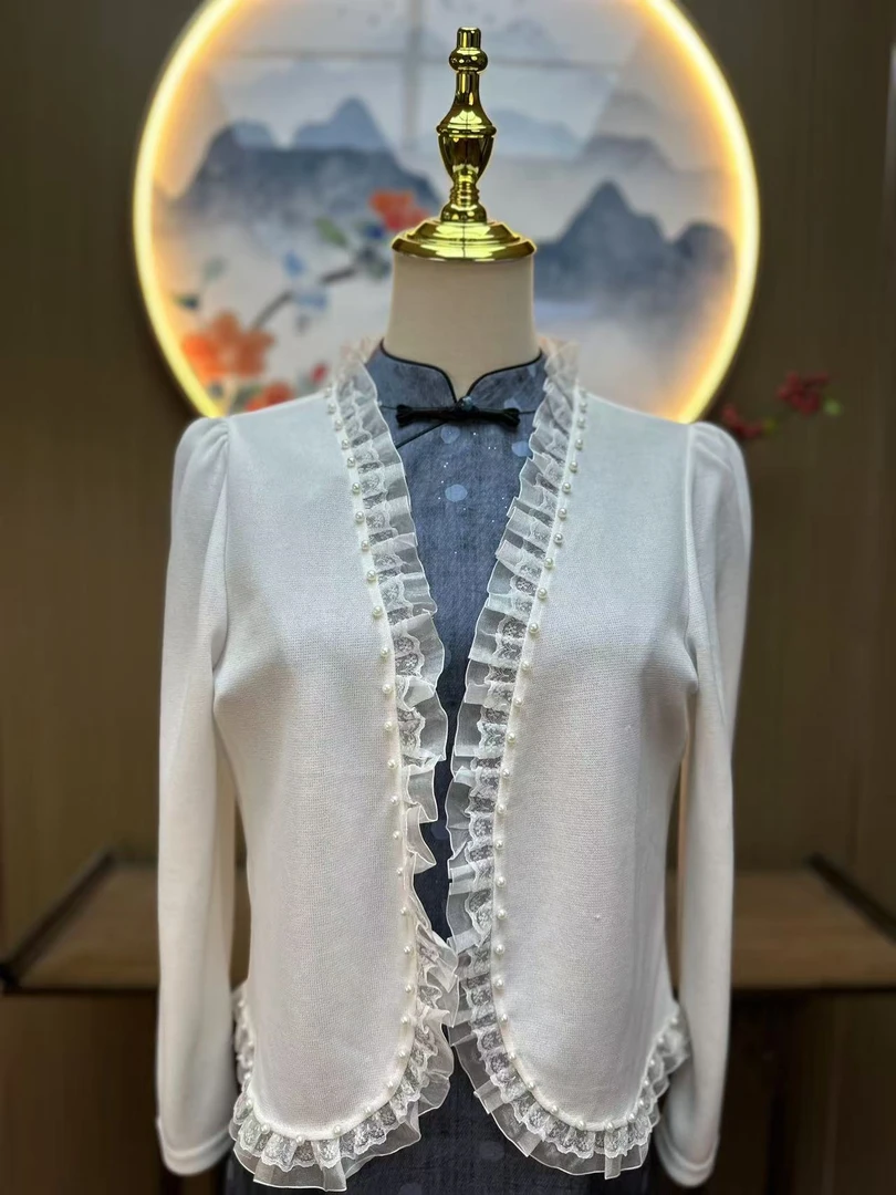 荷叶边夏季外套日常气质小洋装小西服外套