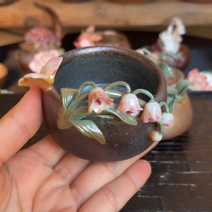 千玺造物铃兰茶杯