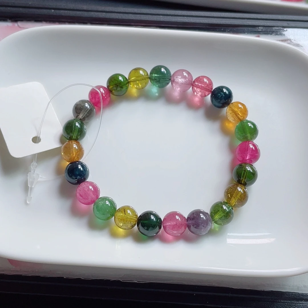 未镶嵌碧玺手链8.3mm左右