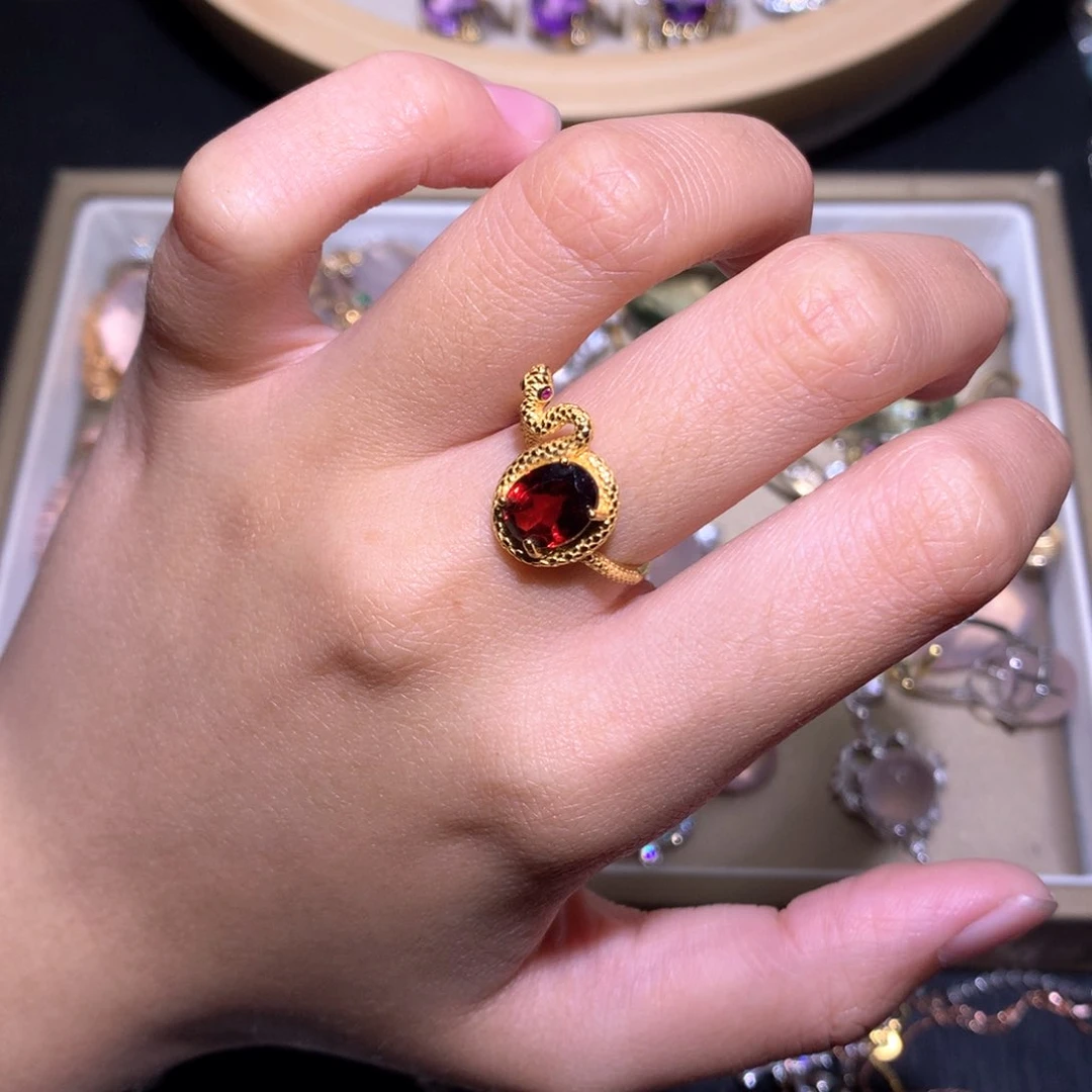 【闪购商品】吊坠(不含链)银S925镶嵌水晶戒指